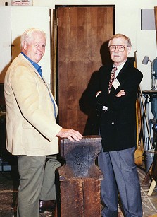 Hal Schremmer & Bill Frederick at a Society exhibition