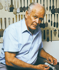 Jeffrey Herman in his workshop